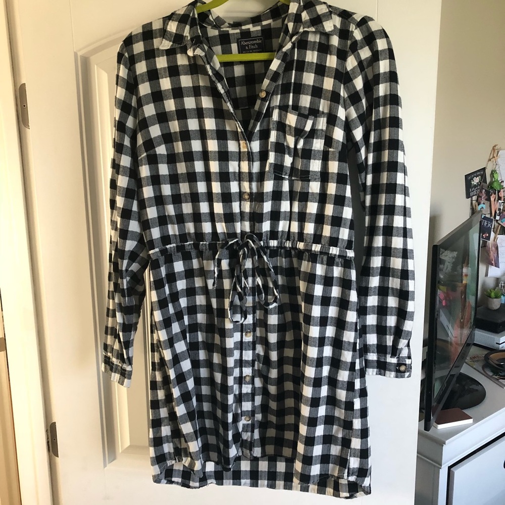 Abercrombie plaid flannel dress!